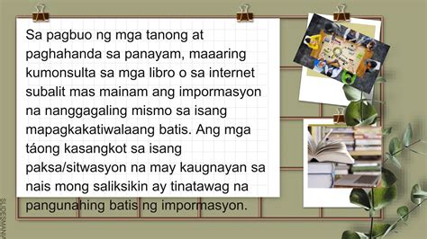 pangangalap ng datos ppt|Pangangalap ng Datos.pptx .